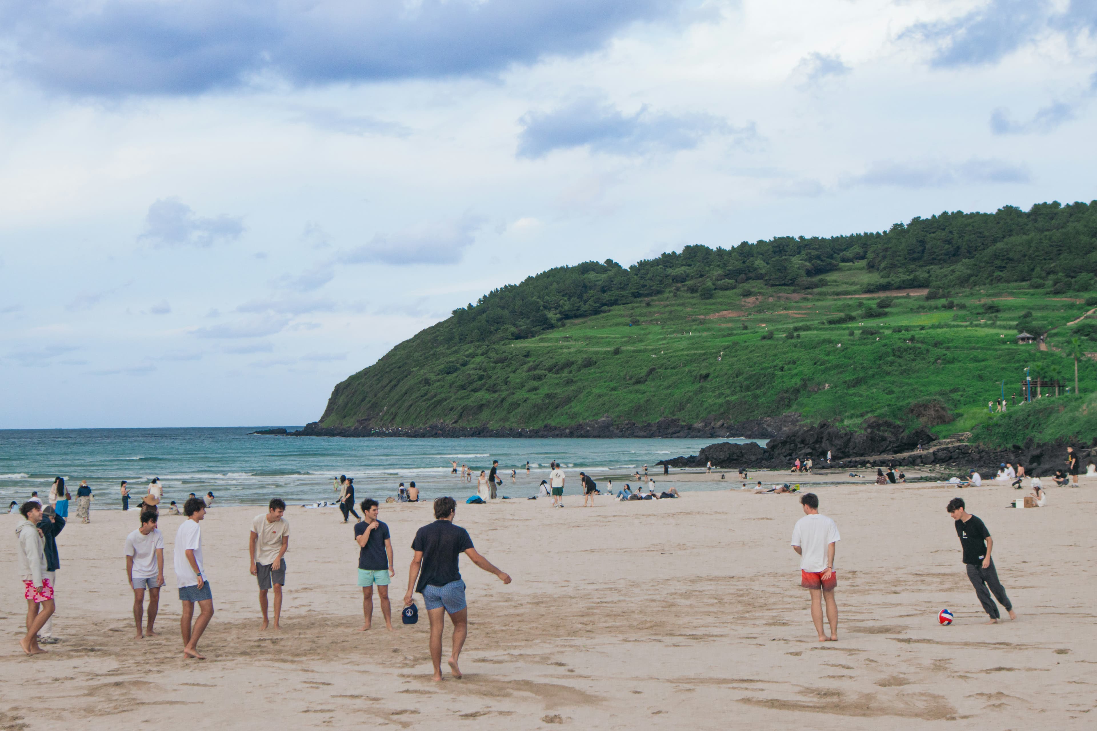 Tour guide with tourists
